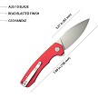 KUB901J Kubey Calyce Linerlock Pocket Knife Red 