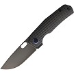 Kunwu Tao III Framelock Pocket Knife Black - KUNK703LT4D 
