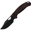 Kunwu DJANGO Crossbar Lock Pocket Knife Red/Black - KUNX707A1 