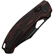 KUNX707A1 Kunwu DJANGO Crossbar Lock Pocket Knife Red/Black 