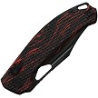 KUNX707A1 Kunwu DJANGO Crossbar Lock Pocket Knife Red/Black 