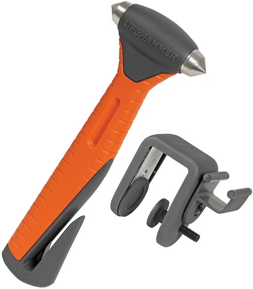 Lifehammer Safety Hammer Plus Auto Escape Tool Orange - LHR00602 