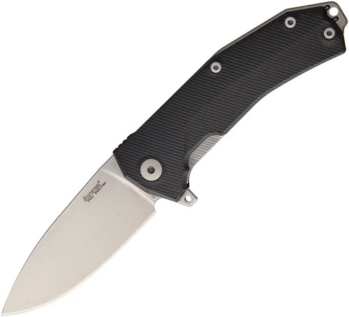 Lion Steel KUR Linerlock Pocket Knife Black - LSTKURBK 