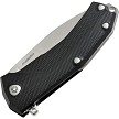 LSTKURBK Lion Steel KUR Linerlock Pocket Knife Black 