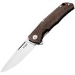 LionSTEEL Q4TTRO Framelock Folder Pocket Knife Green Burlap - LSTQ4BGR 