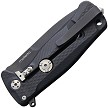 LSTSR22ABB Lion Steel Knives SR22 Framelock Pocket Knife Black 