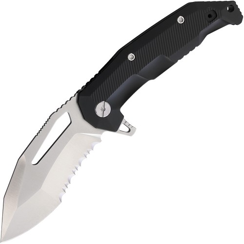LOTAR Combat AKRAV Gen 6X Framelock Pocket Knife Serrated - LTRF106XSTX 