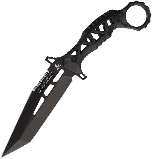 LOTAR Combat KHAOS REVENGER Fixed Blade Knife Carbon Fiber - LTRKA102CF 