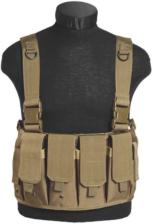 Mil-Tec Mag Carrier Chest Rig Coyote - M4639 