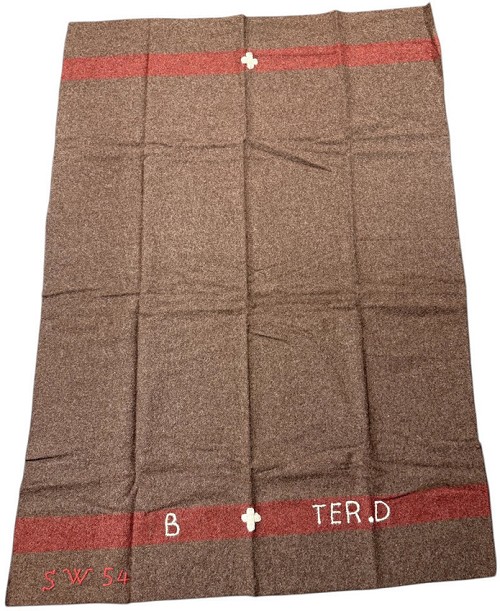 Swiss Brown Wool Blanket - M4647 