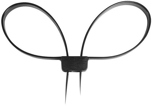 Mil-Tec Black Plastic Handcuffs - M4666 