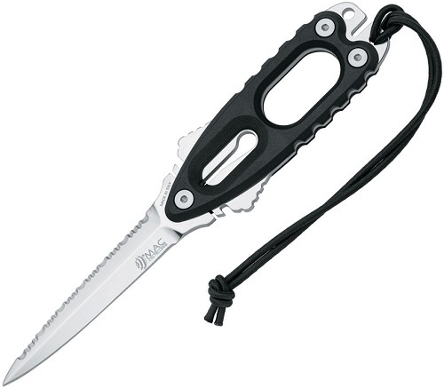 Mac Coltellerie Diving Knife Black - MACGNR11N 