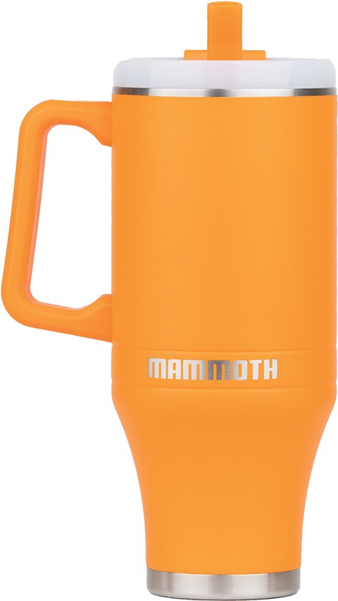 Mammoth Ascent Tumbler 40 Ounce Blaze Orange - MAMM25004 
