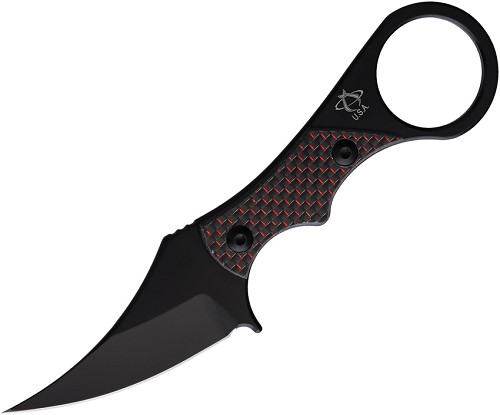 Mantis Sabot III Fixed Blade Knife Red Carbon Fiber - MAN8332 