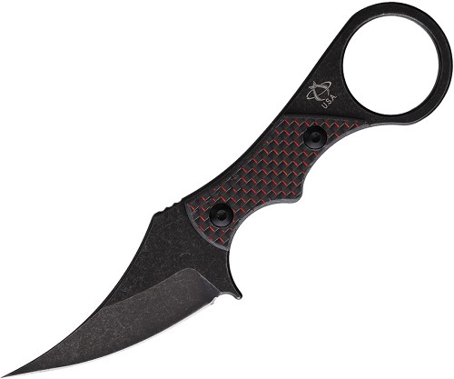 Mantis Sabot III Fixed Blade Knife Red Carbon Fiber - MAN8349 