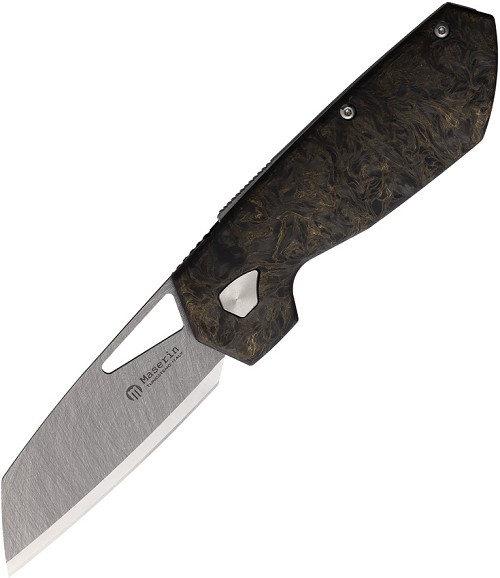 Maserin WTN W1-Lock Pocket Knife Gold Fat Carbon - MAS373WTG 