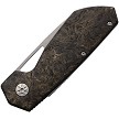 MAS373WTG Maserin WTN W1-Lock Pocket Knife Gold Fat Carbon 