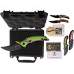 MAXAM081B Maxace Dragon Knight Framelock Pocket Knife M398+DLC 