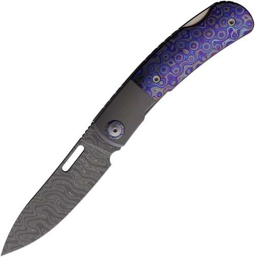 Maxace Beetle 2 Lockback Pocket Knife Damascus - MAXMM361C 