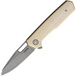 Mechforce Nebo V2 Linerlock Pocket Knife Linen Micarta - MCF006 