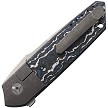 Mechforce Roaster Bolster Lock Pocket Knife Blue Carbon Fiber - MCF008 