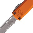 Microtech Automatic Pocket Knife Ultratech Gen IV Stonewash Partially Serrated - MCT1121411APOR 