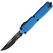 Microtech Automatic Pocket Knife Ultratech Gen IV Partially Serrated - MCT112142BL 