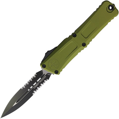 Microtech Automatic Pocket Knife Combat Troodon OTF Gen III - MCT11422OD 