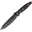 Microtech Socom Alpha Fixed Blade Knife T/E Black DLC FS - MCT1143DLCCFS 