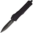 Microtech Automatic Pocket Knife Combat Troodon D/E OTF Black - MCT1422CTDSH 