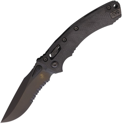 Microtech Amphibian Ram-Lok Pocket Knife Carbon Fiber - MCT16108 