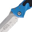 MCT16111BL Microtech Socom Elite T\E Linerlock Pocket Knife Blue 
