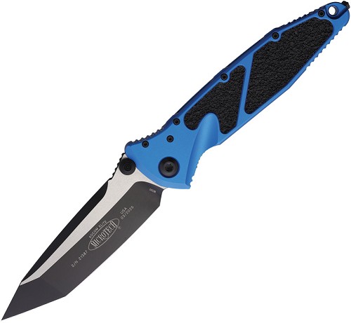 Microtech Socom Elite S\E Linerlock Pocket Knife Blue - MCT1611BL 
