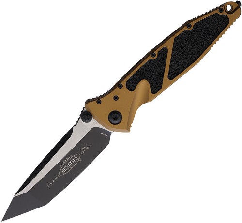 Microtech Socom Elite Linerlock Pocket Knife Tan - MCT1611TA 