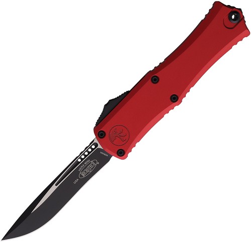 Microtech Automatic Pocket Knife Hera II Miniature OTF Recurve - MCT1705M1RD 