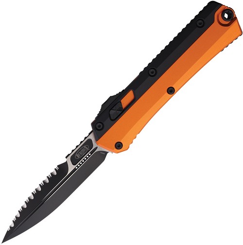 Microtech Automatic Pocket Knife Glykon OTF Bayonet Orange - MCT1842OR 