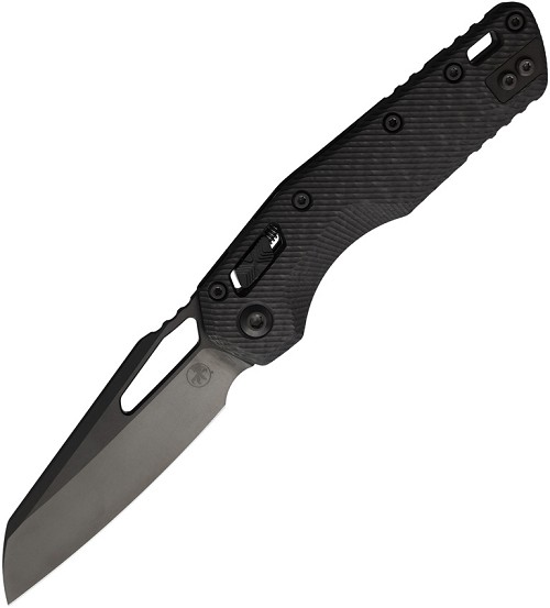 Microtech Standard Issue MSI Ram-Lok Pocket Knife Fluted Carbon Fiber - MCT2101DLCTFLCF 