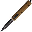 Microtech Automatic Pocket Knife Dirac D/E OTF Tan - MCT2251TA 