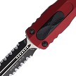 MCT2252MR Microtech Automatic Pocket Knife Dirac D/E OTF Serrated Merlot 