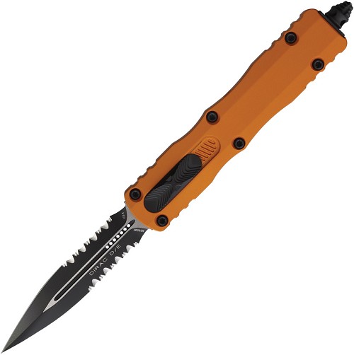 Microtech Automatic Pocket Knife Dirac OTF Tangerine - MCT2252OT 