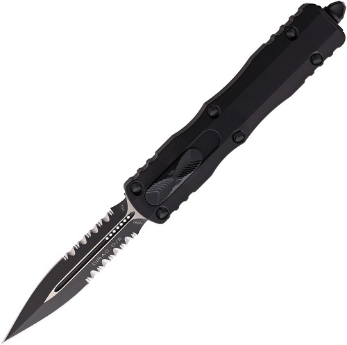 Microtech Automatic Pocket Knife Dirac D/E OTF Black - MCT2252T 