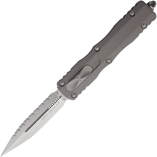 Microtech Automatic Pocket Knife Dirac Delta D/E OTF Gray - MCT22712NC 