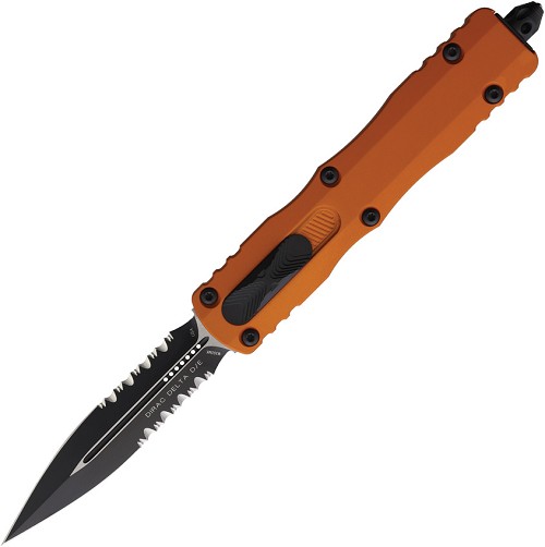Microtech Automatic Pocket Knife Dirac Delta OTF Tangerine - MCT2272OT 