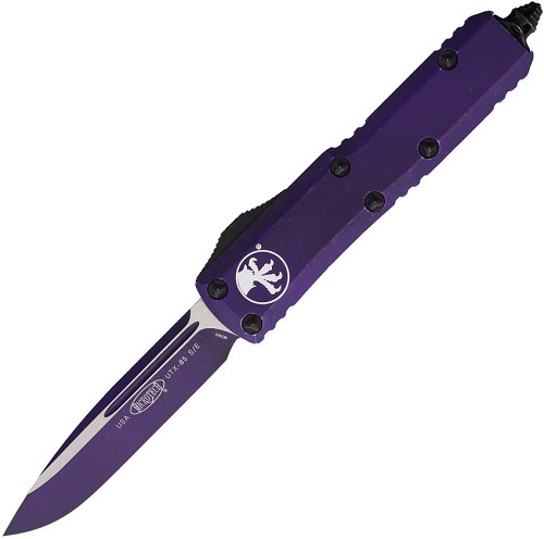 Microtech Automatic Pocket Knife UTX-85 OTF Purple - MCT2311WPU 