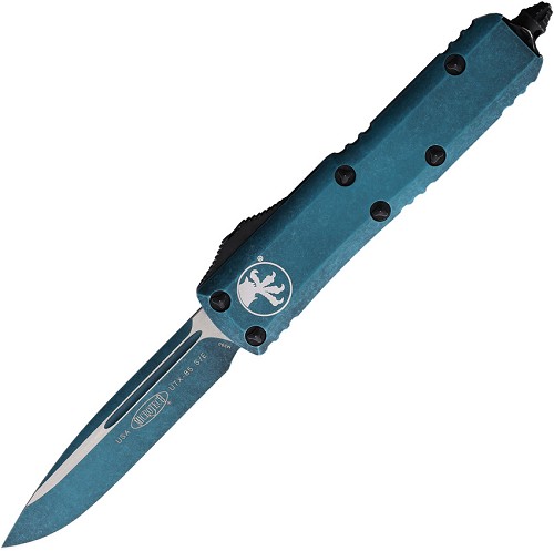 Microtech Automatic Pocket Knife UTX-85 OTF Weathered - MCT2311WTQ 