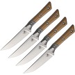 Microtech 4.5 Inch Steak Knife Set Stonewash Coyote Tan - MCT3600B10SETCE 