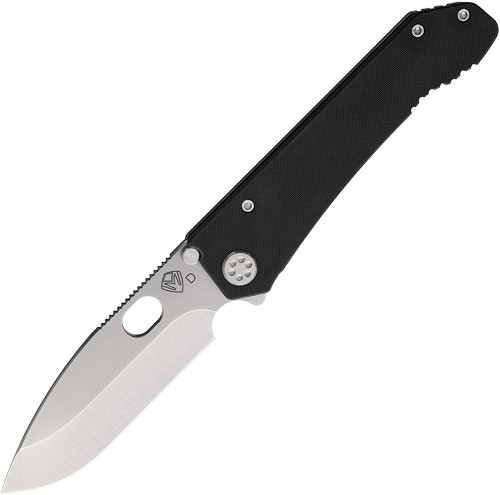 Medford 187 Drop Point Framelock Pocket Knife Black G10 - MD002DTQ08TM 