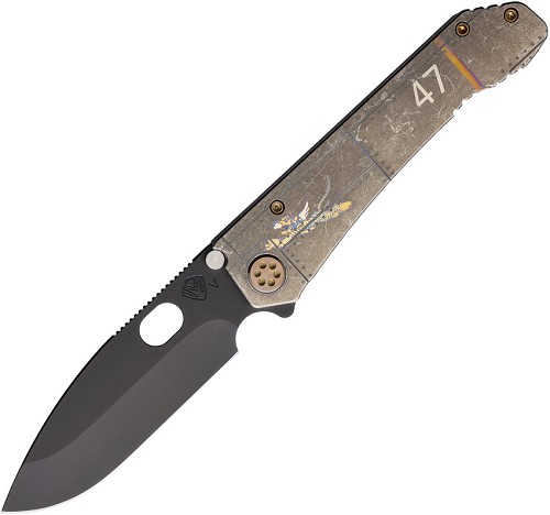Medford 187 DP Framelock Pocket Knife Rivets - MD002VPD01TM 