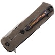 MD0144PT01TM Medford TFF-4 Framelock Pocket Knife Tanto Black G10 
