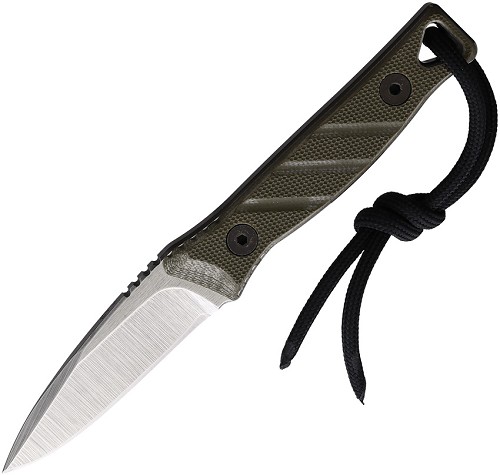 Medford Necromancer Fixed Blade Knife OD Green - MD117STQ10KO 